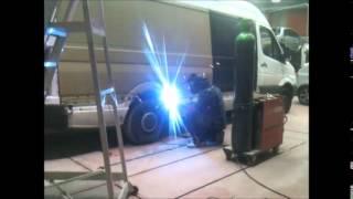 how to changing mercedes sprinter side panels ;by samson