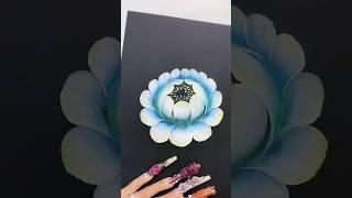 acrylic flower painting tutorial|simple and unique flower painting|#shorts#viral#trending#painting