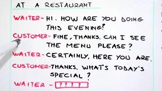 SI TË KOMUNIKOJMË NË RESTORANT.