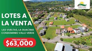 Lotes a la venta en condominio Valle Verde en La Guacima, Alajuela.