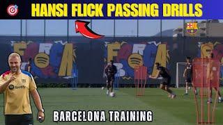 Hansi Flick Passing Drills for Barcelona - Football Training Drills