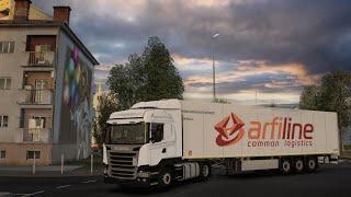 Realistic Driving Scania Streamline R440 Euro Truck Simulator 2 POV Drive 4K 1.54