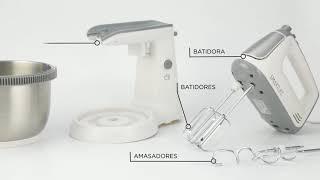 Tutorial Batidora de pie 2 en 1 SL HM5035IXPN