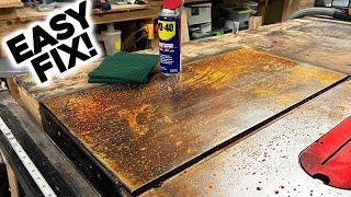 Save Your Rusty Table Saw!