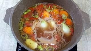 TASTY BEEF SOUP / Uzbek shurpa