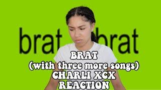 LISTENING TO CHARLI XCX FOR THE FIRST TIME... BRAT DELUXE ALBUM REACTION