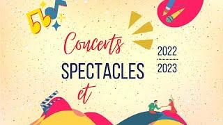 Programmation spectacles et concerts - Saison 2022-2023 - Centre culturel Farciennes