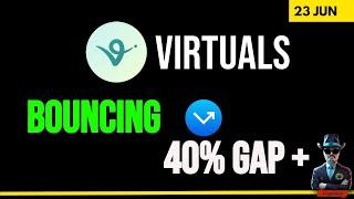 Virtuals Protocol Hit Local Bottom | How High It Can go 40% Gap- Virtuals Coin Price Prediction