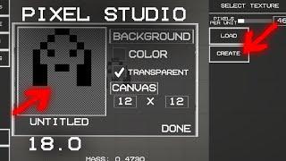 Pixel studio in melon playground 18.0 - real concept