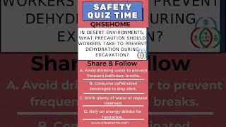 SAFETY QUIZ-50 | Comment your answer #qhsehome #safetyfirst #hse #quiz #shorts #training #quiztime