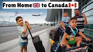 Family Holiday Begins! From Home to Canada ️| Holidays with Kids