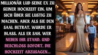 MILLIONÄR LUD SEINE EX EIN, UM SIE ZU DEMÜTIGEN. DOCH ALS ER IHR BEGLEITUNG SAH, WURDE ER BLASS...
