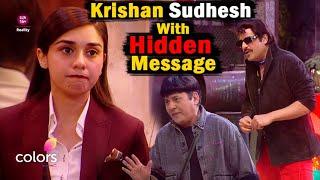 Bigg Boss 18 Today Episode Promo Krishna Sudesh Inside with Hidden Message #bb18