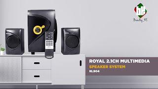 Multimedia Speaker System: ROYAL RL904 2.1CH Speaker System 45W