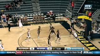 Valparaiso at Michigan - Women's Basketball Highlights