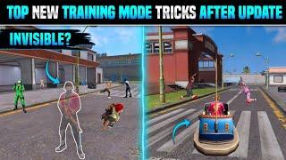 FREE FIRE NEW TRICKS IN TRAINING MODE AFTER UPDATE | TOP 5 NEW TRICKS IN TRAINING MODE FREE FIRE