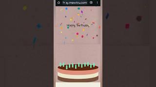 Create a Fun Virtual Birthday Card in Minutes! |S Talks|#shorts #ytshorts #fyp #youtube