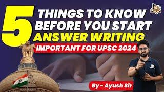 How Ready Are You for Mains 2024 Answer Writing ? | Beginner's Tips for UPSC Mains Answer Writing