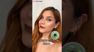 Reviewing Natural vs. Bold Colored Contacts | MYEYEBB Review #colorcontactlenses #makeup #beauty