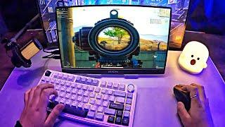 AULA F75 Keyboard Sound ASMR Relaxing & Satisfying | PUBG MOBILE × VENOM 120 FPS PC Emulator (POV)