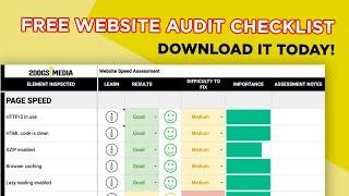 Free Website Audit Checklist + Training