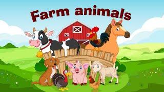 FARM ANIMALS animale domestice  engleza in imagini si cuvinte 