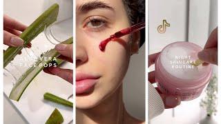 Skin care routine || ASMR || tiktok compilation