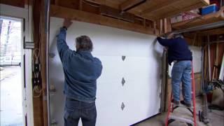 How to install a garage door