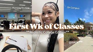 College Gworl ep. 001  | 1st Week Back in College!  (early classes, grwm, sleep schedule, & more!)