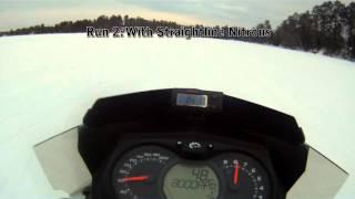 Straightline Performance Nitrous System on a Ski-doo 800 E-TEC in 550ft.