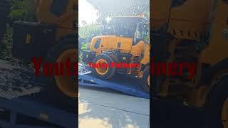 Youtop YT946wheel loader drive into container .send our Euro agent#shorts #construction #farming