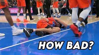 Chet Holmgren Takes Scary Fall and Needs Carried Off the Court - Doctor Explains