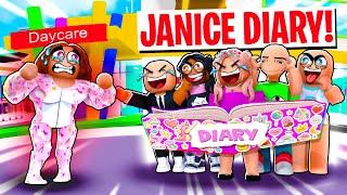 DAYCARE JANICE SECRET DIARY | Roblox | Brookhaven RP