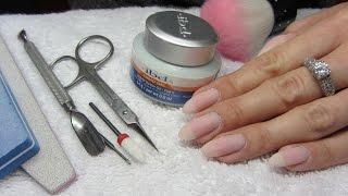 How to refill/infil GEL NAILS * uzupełnienie/korekta paznokci ŻELOWYCH - IBD PINK V