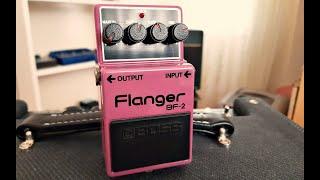 Boss BF-2 Flanger (Made in Japan / Silver Screw / Black Label)