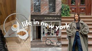 nyc birthday vlog | aesthetic cafes, shopping in west village & fall nails