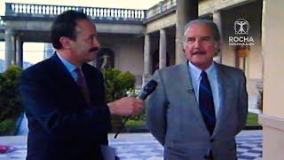 Entrevista a Carlos Fuentes, Escritor (1997) | Ricardo Rocha