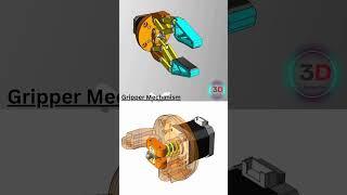 Gripper Mechanism#shorts #facts #mechanical #3d #engineering #project #automobile #solidworks #mech