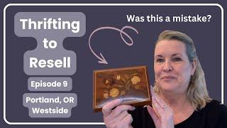 Ep 9 Thrifting to Resell | Westside Portland, OR | Estate Sale & Thrift Stores | Lots of Brass