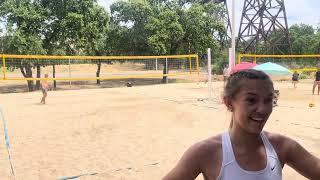 Katie Graham beach volleyball Redding, June 15, 2024