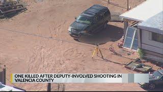 Man shot dead after pointing gun at Valencia County deputies