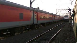 5 KM Parallel Run with 12301/RAJDHANI EXPRESS from Howrah Station, Indian Railways