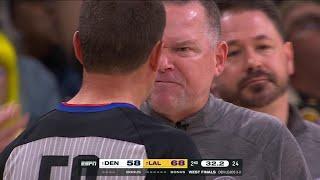 Michael Malone given technical after Nikola Jokic picks up 3rd foul early | NBA on ESPN