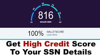 Check Credit Score with WalletHub | How To Check Credit Score of SSN Details