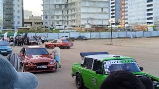 Кадры дрифта с дня рождения Muscle Cars Chelny (2024)