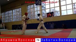 Чемпионат г. Москвы по Рукопашному Бою 2018 г. Абрамов Ярослав-Заботин Валерий 70 кг