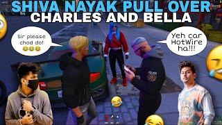 SHIVA NAYAK PULL OVER CHARLES AND BELLA IN HTRP 2.0 I #hydra #gta5 #htrp