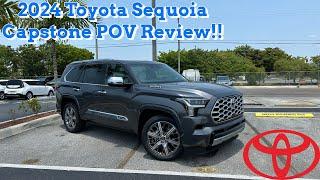 2024 Toyota Sequoia Capstone POV Review. Is It Better Then The Tahoe?