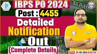 IBPS PO Notification 2024 | IBPS PO 4455 Vacancy, Age Limit, Qualification, Syllabus, Salary