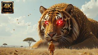 Giant Tiger Attacked by Millions of Deadly Hornets – Dramatic Rescue Mission!| #EdoMamasWildverse